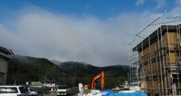 門前東　仮設住宅現場