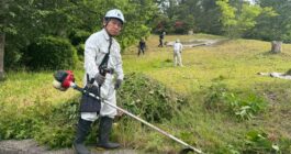 地域への感謝を込めて｜しろやま公園・今江町周辺の清掃ボランティア活動を実施しました